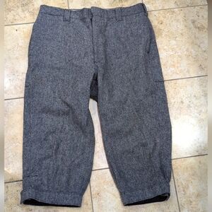 Vintage Woolrich Knickers Tweed Grey Riding Pants USA